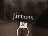 Jitrois leather silk shirt