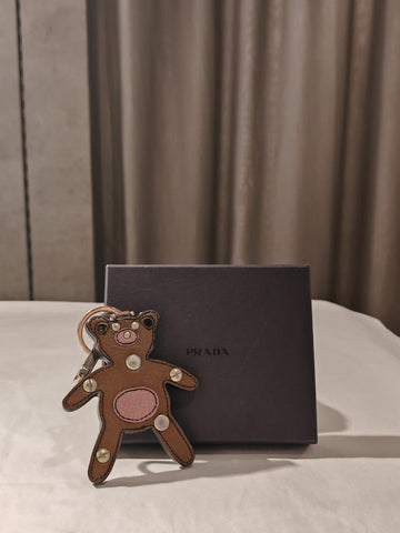 Prada bear keychain