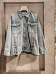 Loose denim jacket