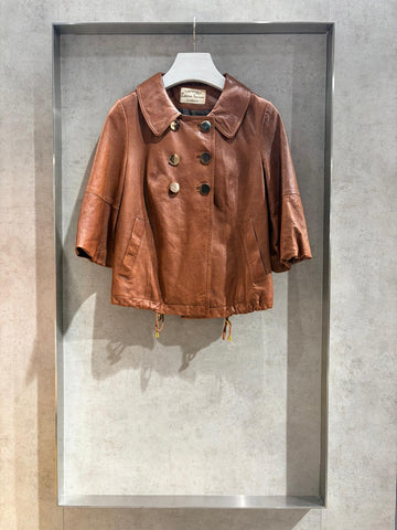 Carrie Lacrox leather jacket