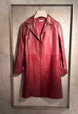 Luisa Viaroma leather long jacket