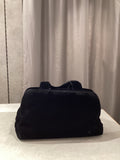 Prada black suede handbag