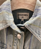 Chanel lace denim jacket