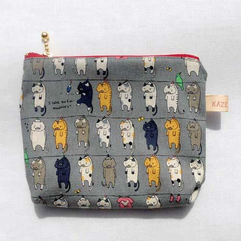Japanese laundry cat pouch