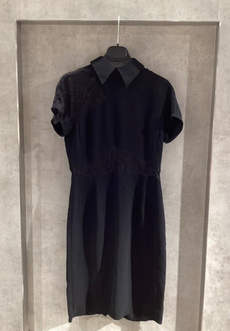 Lace zip up dress