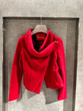 Alice Wild bias zipped jacket