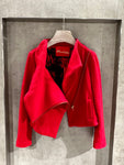 Alice Wild bias zipped jacket