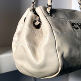 Chanel leather chain bag